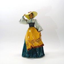 Statuina in ceramica TORINO V.CER*ATO Victor Cerrato? era Epigoni Lenci Essevi