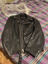 chiodo pelle uomo Marca