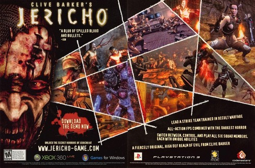 Clive barker jericho gioco - clive, barker's