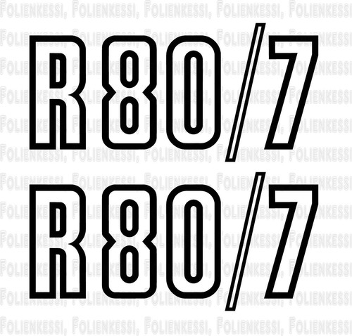 Bmw r80 adesivi - r80/7, 2