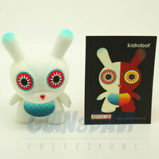 Kidrobot Vinyl Mini Figure - Dunny Series 2013 Side Show - White Dievas 7/80