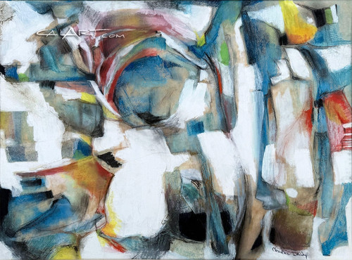 Dipinto astratto colorato anni