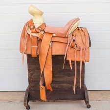 15” Natural Charro Saddle