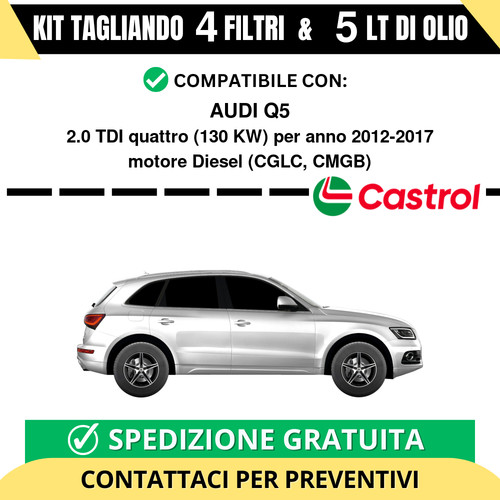 Tagliando per audi 0 tdi - audi, q5