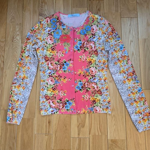 Cardigan blumarine floreale - cardigan,