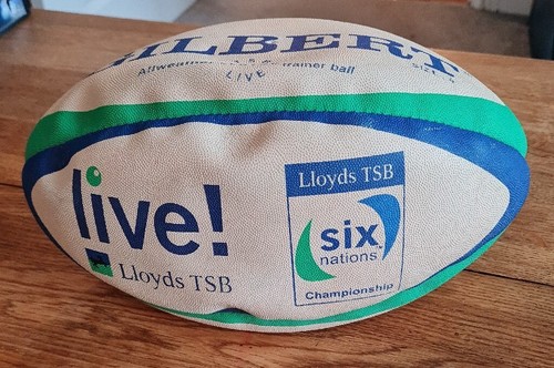 Raro pallone rugby retrò - da,