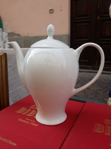 Teiera porcellana bianca - teiera, in