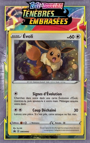Evoli holo promo epée et - evoli, promo-