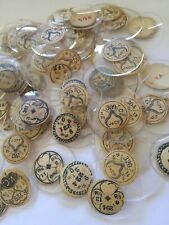 Vetro orologio polso antico glass watch vetrino vintage stock originali pocket