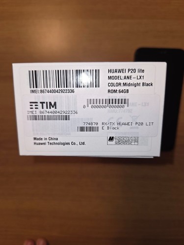 Cellulare huawei p20 lite 64gb - cellulare,