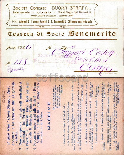 Offerta como citta societa - *offerta*,