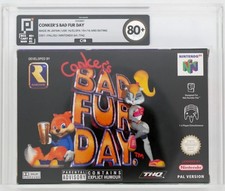 Conker's Bad Fur Day CiB Pixel 80+ *Nintendo 64 N64 confezione originale