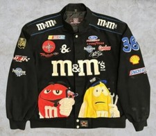 Giacca nera vintage M&M NASCAR