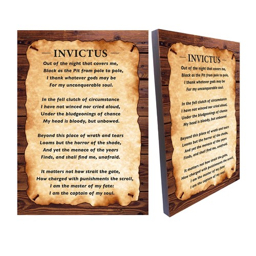 Poesia invictus william - poesia,