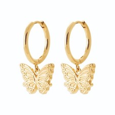 Orecchini oro placcato - placcato, 18