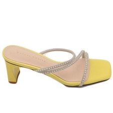 Sandali mules donna giallo