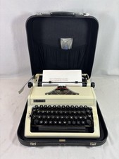 Macchina Da Scrivere Erika 106 Pulita Revisionata + Nastro Nuovo Vintage