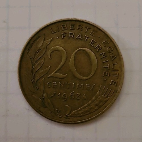 Moneta francia centimes - moneta,