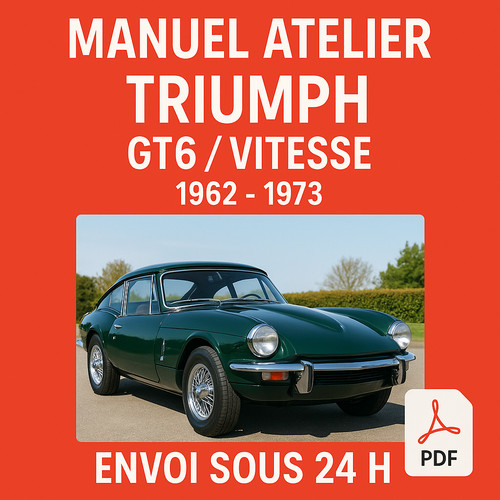 Manuel atelier triumph - triumph, gt6