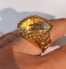 anello da cocktail  in bronzo