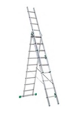 Scala Scaletto Sfilo in Alluminio Tecna 9 + 9 Gradini Max 150 kg