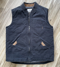 Gilet da lavoro leggendario Whitetails nero tela incrociata taglia M Gorpcore Utility