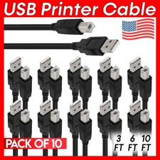 10x Cavo Stampante USB Tipo-A