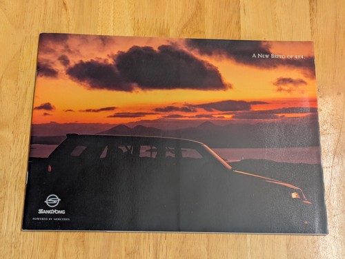 Brochure depliant ssangyong - brochure,