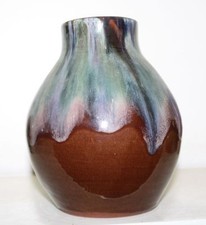 Vaso in ceramica smaltato