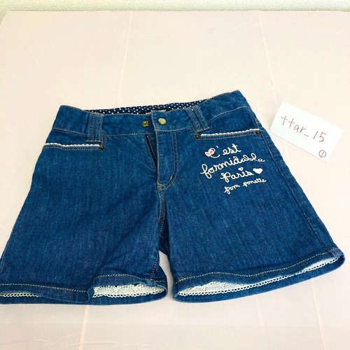 Pom ponette pantaloncini denim - ponette,