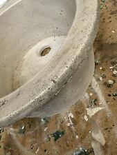 Lavandino Lavello Lavatoio Pila In Finta Pietra Rustico Design Rotondo