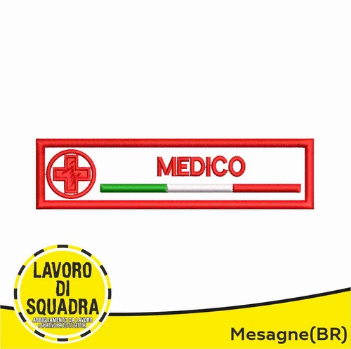 Patch toppa medico 12x3 - toppa,
