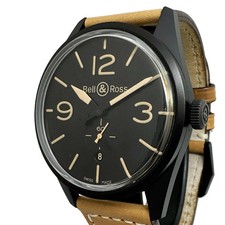 OROLOGIO BELL&ROSS BR123 HERITAGE AUTOMATICO PICCOLI SECONDI NERO DATA BR123-95 UOMO