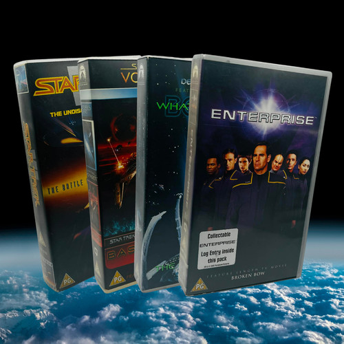 Star trek vhs video tapes - video,