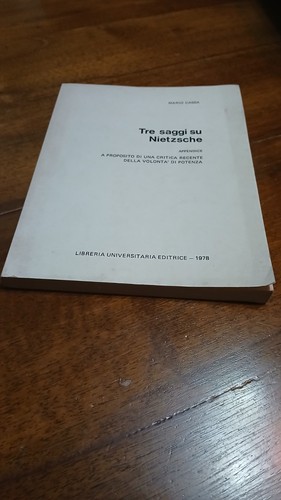 Tre saggi nietzsche mario - saggi,