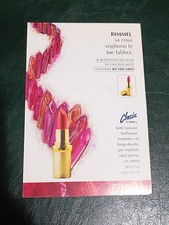Calendarietto Pubblicitario Rimmel 1996