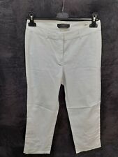 Weekend Max mara jeans pants pantalone donna woman bianco black tg S cotone