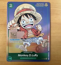 Monkey D. Luffy 1st Anniversary P-037 Promo | One Piece Card Game TCG