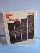Alfa Romeo 33 Manuale Per Le Riparazioni Completo 1986 Originale 