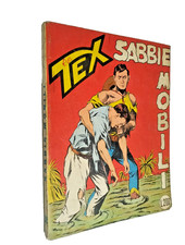 TEX WILLER # 38-SABBIE MOBILI -SPILLATO-1a EDIZIONE-1963-ORIGINALE-OTTIMO