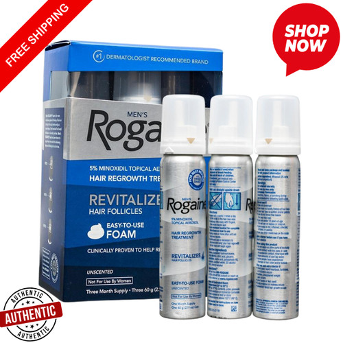 Rogaine minoxidil foam - rogaine,