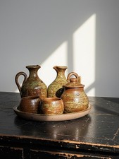 Service à condiments vintage