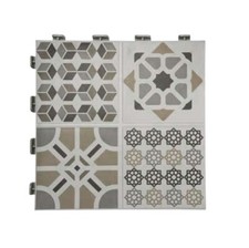 Piastrelle pavimento Decorative da esterno giardino incastrabili 40x40 cm