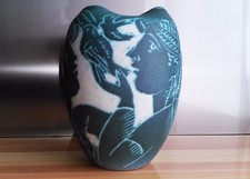 JORDI SERRA MORAGA (Barcelona, 1942) vase en céramique signé I.SENA N° 36 / 2000