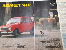 Clipping Ritaglio Articolo 1986 Renault 4TL Prove su strada