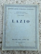 Touring Club Italiano LAZIO 1943 Prima Edizione