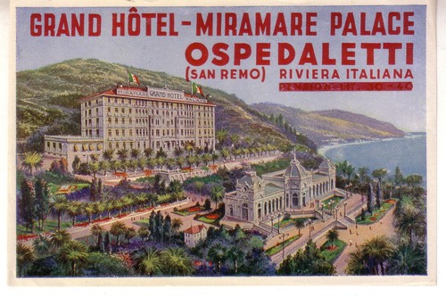 Etichetta bagaglio hotel gd - etichetta,