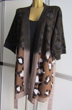 MARINA RINALDI Cardigan Coprispalle m/lana Aperto con cintura Tg MR XL= 56 58 IT