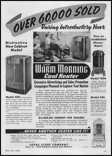 1941 locke stove kansas city - 1941,
