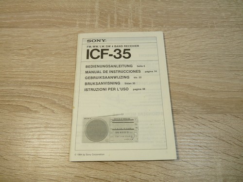 Sony icf - sony, icf-35